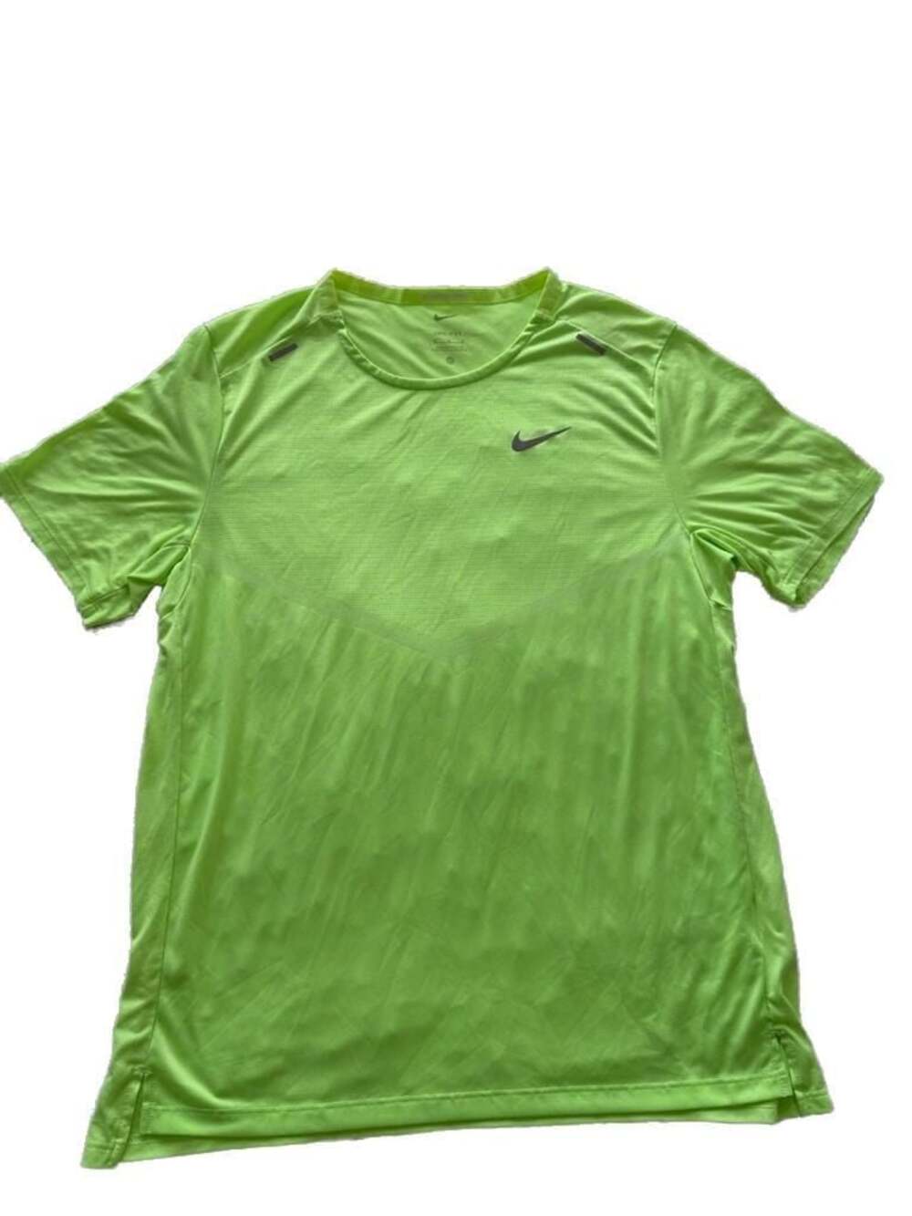 Nike Rise 365 Dri-FIT Short Sleeve Running T-Shirt Volt Green
